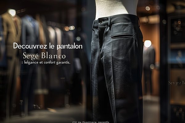 Découvrez le pantalon Serge Blanco : élégance et confort garantis