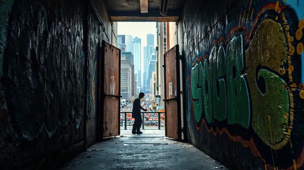 Explorez comment le graffeur transforme les lieux mémorables