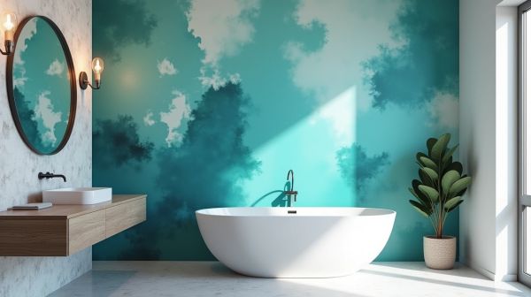 Panneau mural : l'allié tendance de votre salle de bain